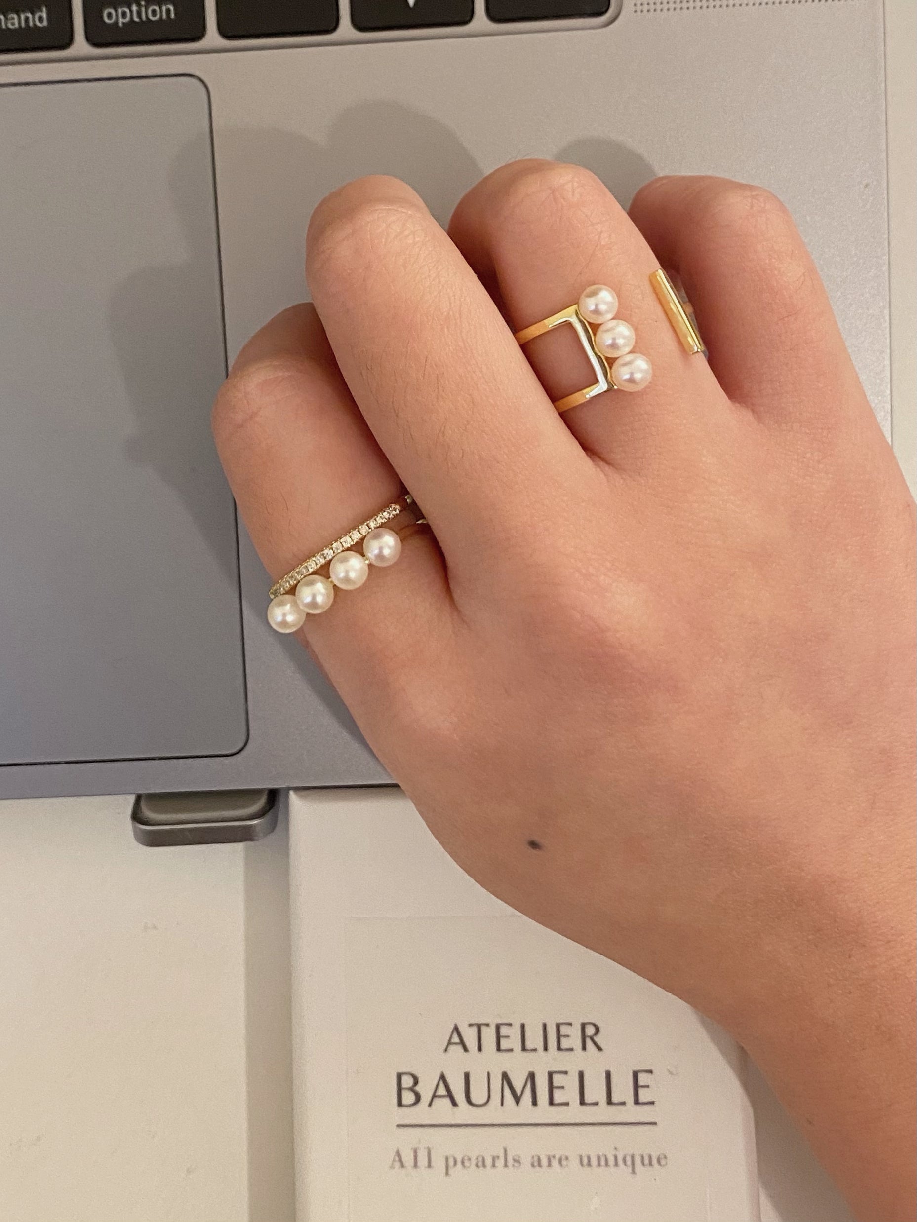 All pearl ring discount